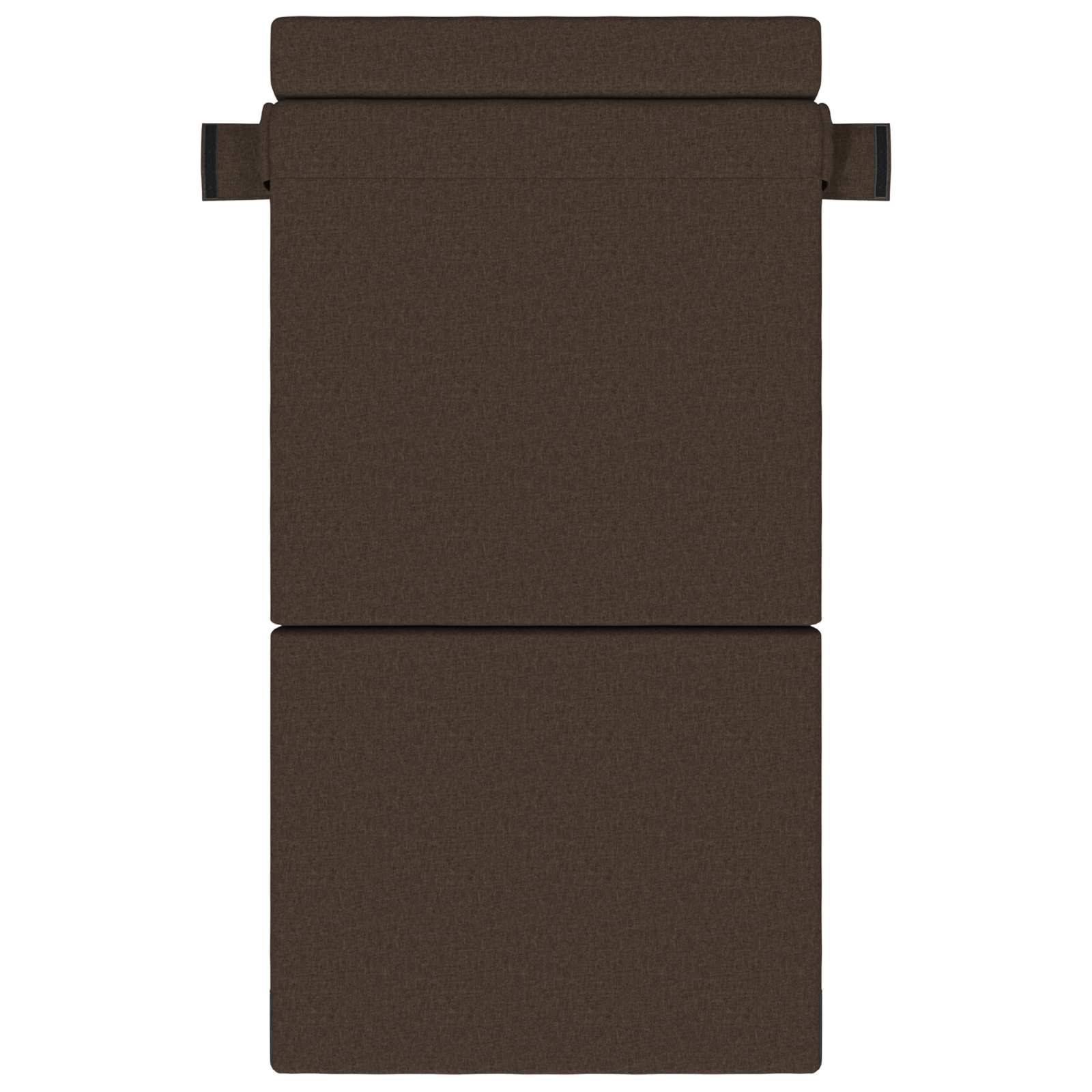 Divano Letto Pieghevole Tortora 70 x 72 x 60 cm Tessuto | homemem39