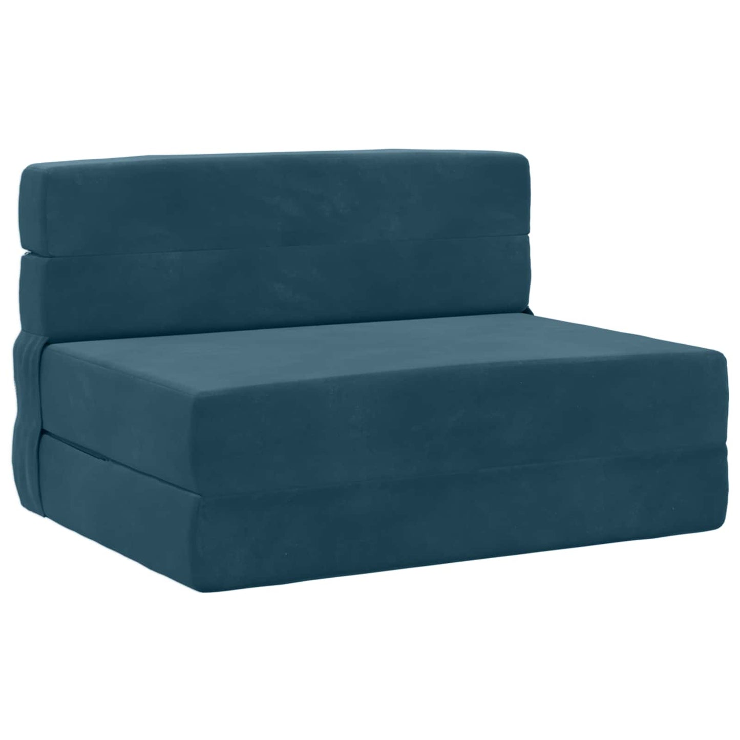 Divano Letto Pieghevole Blu 70 x 72 x 60 cm Tessuto | homemem39