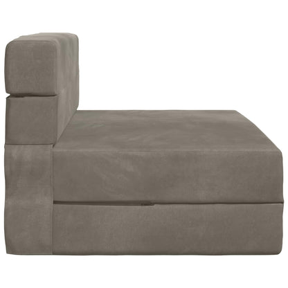 Divano Letto Pieghevole Grigio Chiaro 70 x 72 x 60 cm Tessuto | homemem39