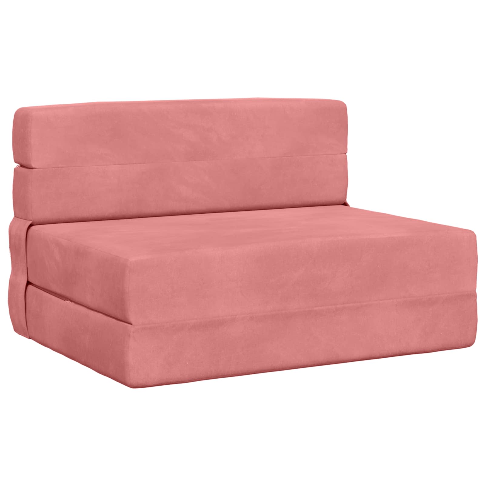 Divano Letto Pieghevole Rosa 70 x 72 x 60 cm Tessuto | homemem39