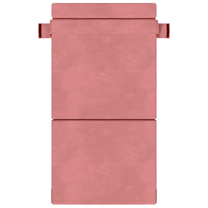 Divano Letto Pieghevole Rosa 70 x 72 x 60 cm Tessuto | homemem39