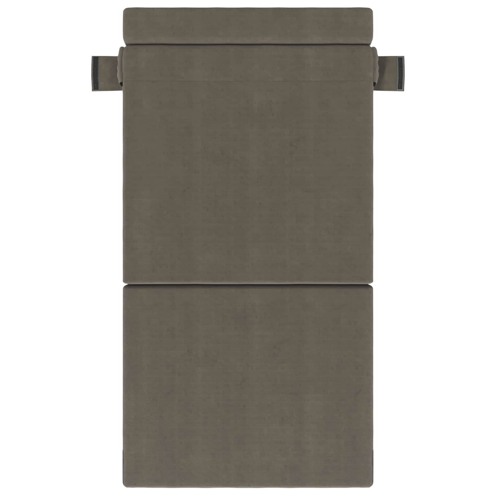Divano Letto Pieghevole Grigio Chiaro 70 x 72 x 60 cm Tessuto | homemem39