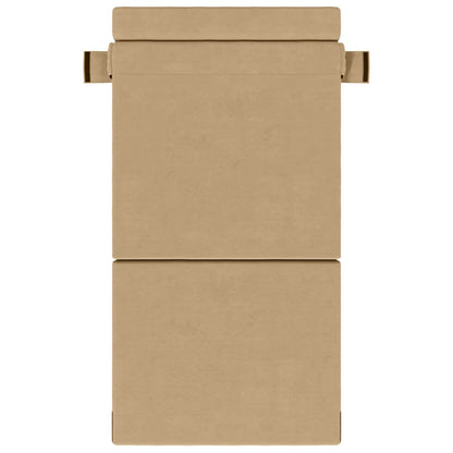 Divano Letto Pieghevole Verde Grigio 70 x 72 x 60 cm Tessuto | homemem39