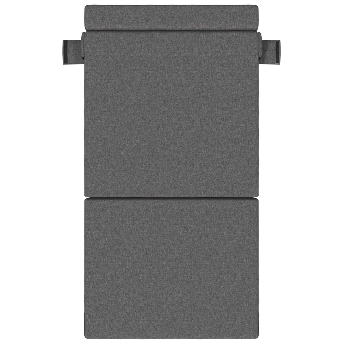 Divano Letto Pieghevole Grigio Chiaro 70 x 80 x 60 cm Tessuto