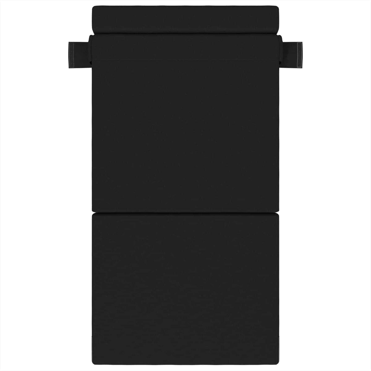 Divano Letto Pieghevole Nero 70 x 80 x 60 cm Tessuto