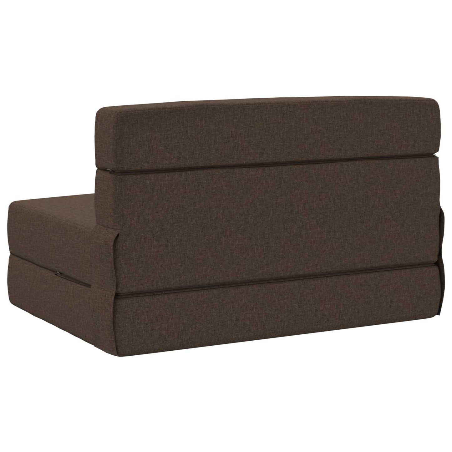 Divano Letto Pieghevole Tortora 70 x 80 x 60 cm Tessuto