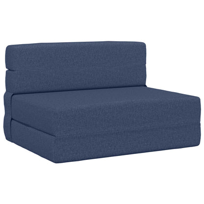Divano Letto Pieghevole Blu 70 x 80 x 60 cm Tessuto