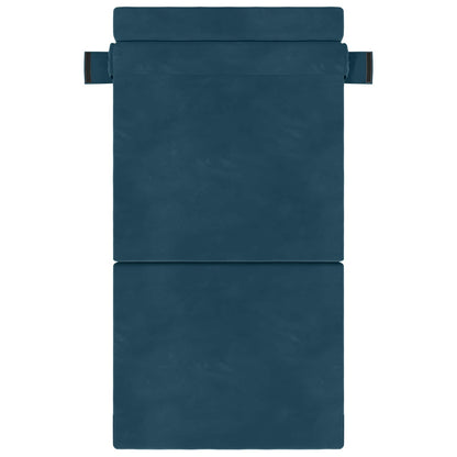 Divano Letto Pieghevole Blu 70 x 80 x 60 cm Tessuto