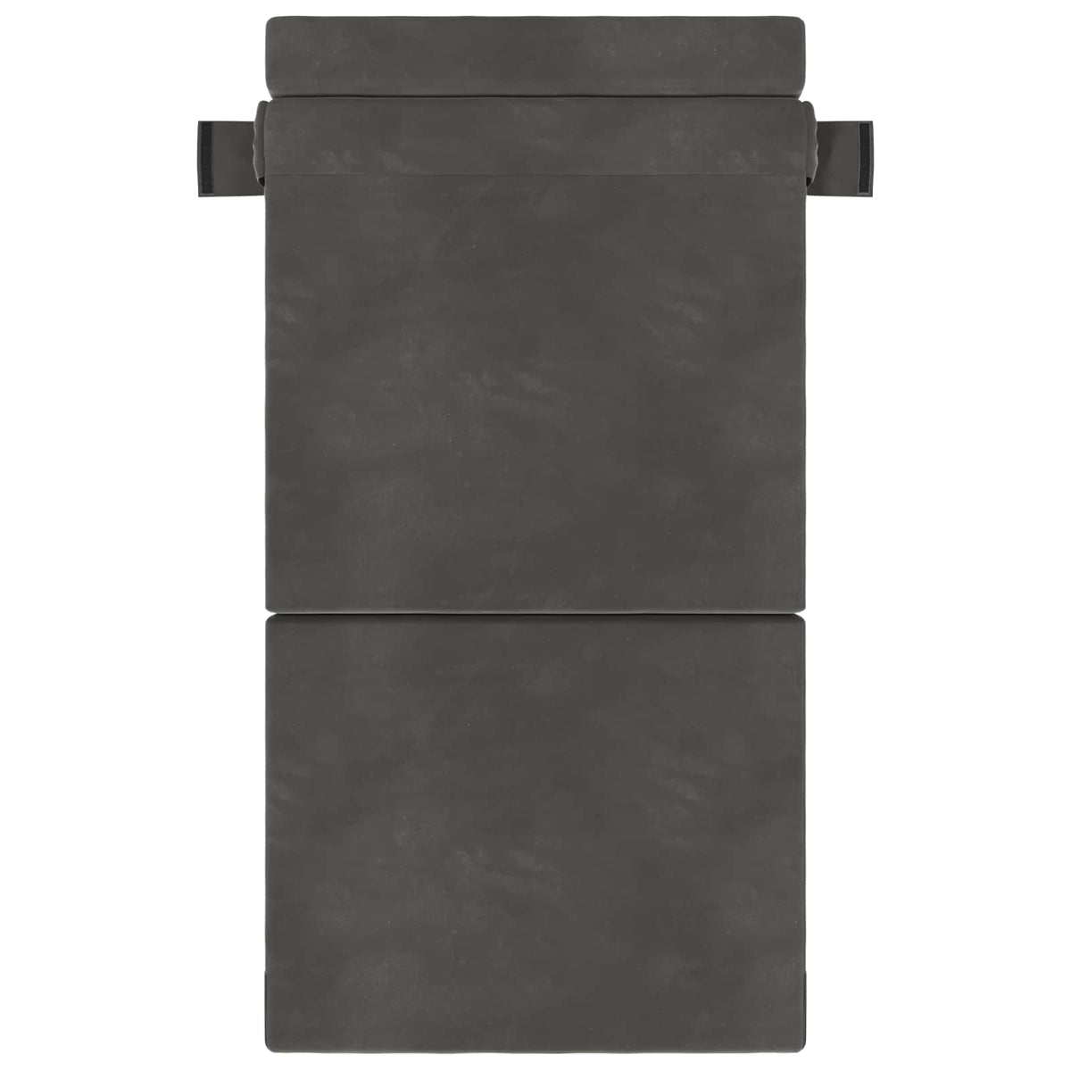 Divano Letto Pieghevole Grigio Scuro 70 x 80 x 60 cm Tessuto