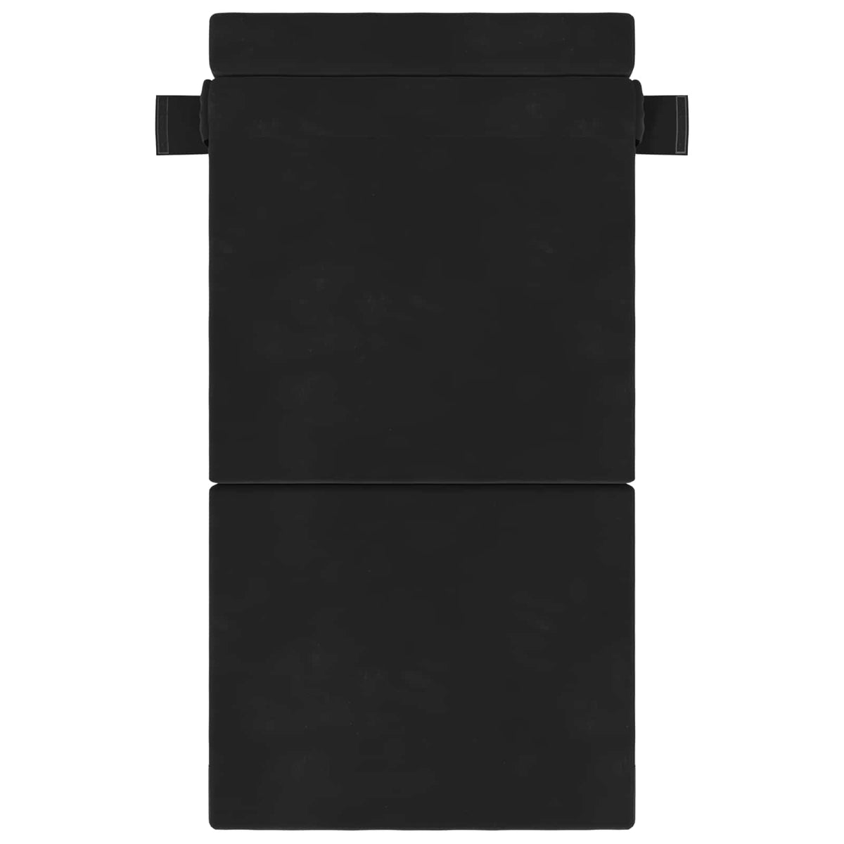 Divano Letto Pieghevole Nero 70 x 80 x 60 cm Tessuto