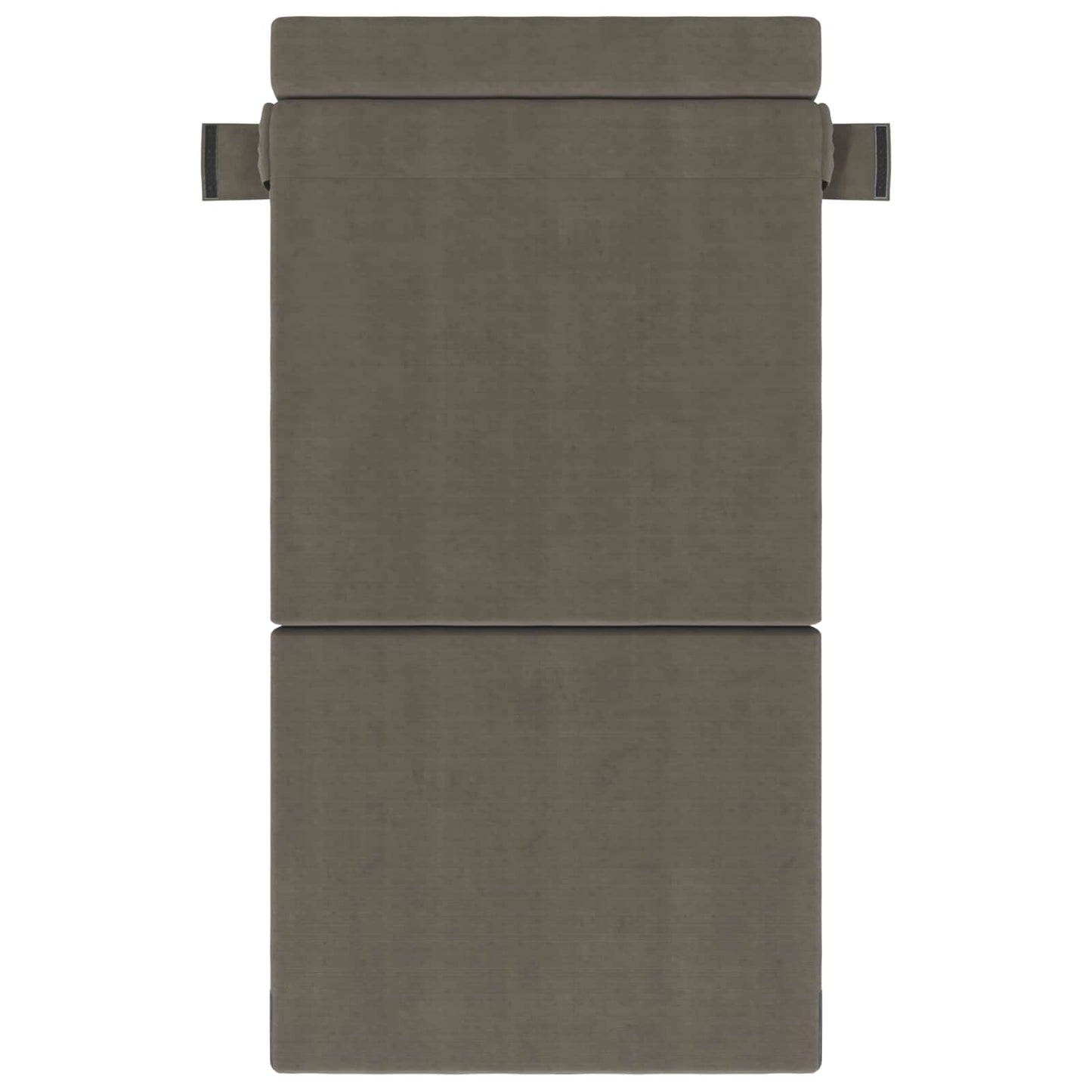 Divano Letto Pieghevole Grigio Chiaro 70 x 80 x 60 cm Tessuto