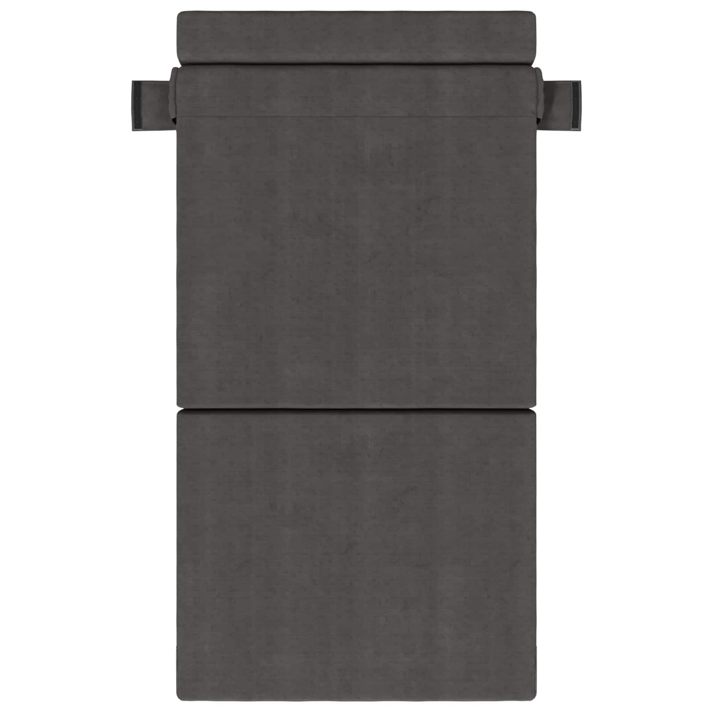 Divano Letto Pieghevole Grigio Scuro 70 x 80 x 60 cm Tessuto