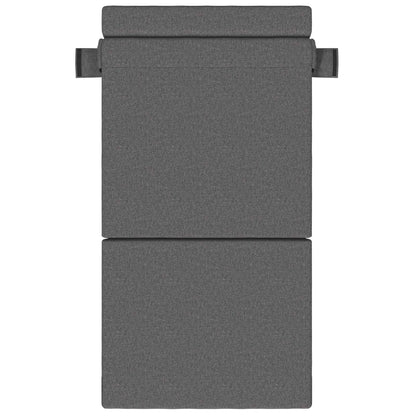 Divano Letto Pieghevole Grigio Chiaro 100 x 80 x 60 cm Tessuto