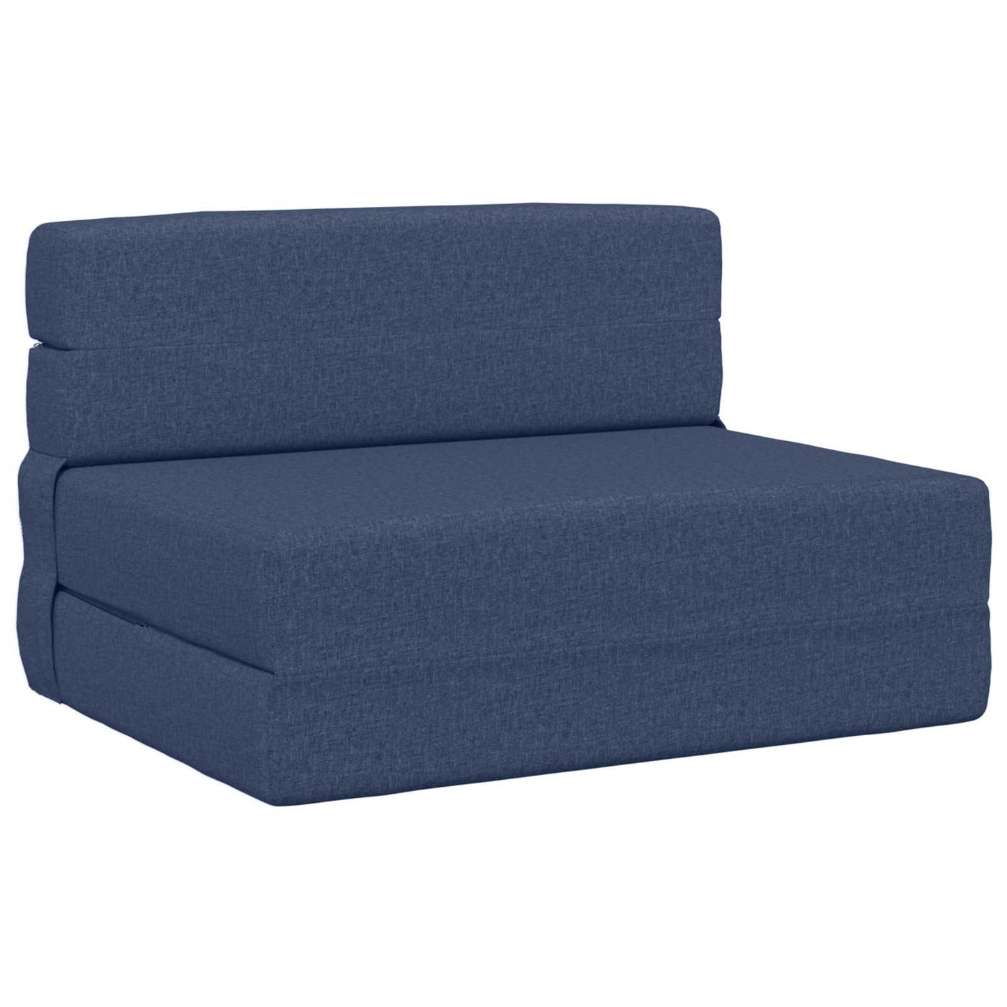 Divano Letto Pieghevole Blu 100 x 80 x 60 cm Tessuto