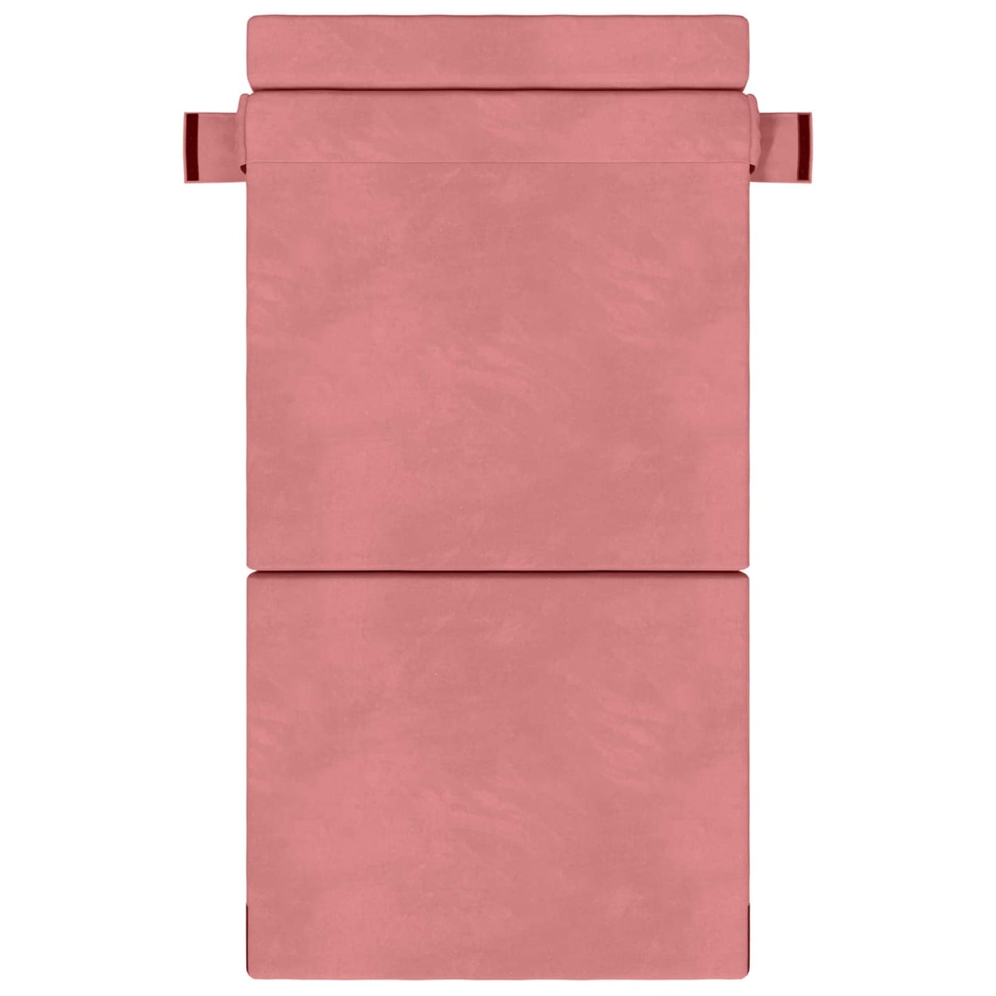 Divano Letto Pieghevole Rosa 100 x 80 x 60 cm Tessuto
