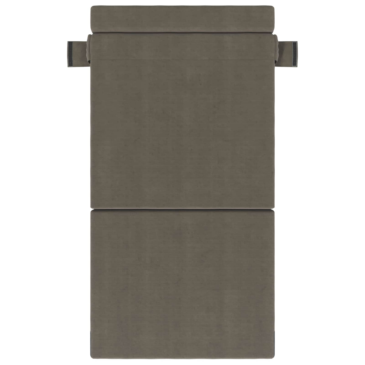 Divano Letto Pieghevole Grigio Chiaro 100 x 80 x 60 cm Tessuto