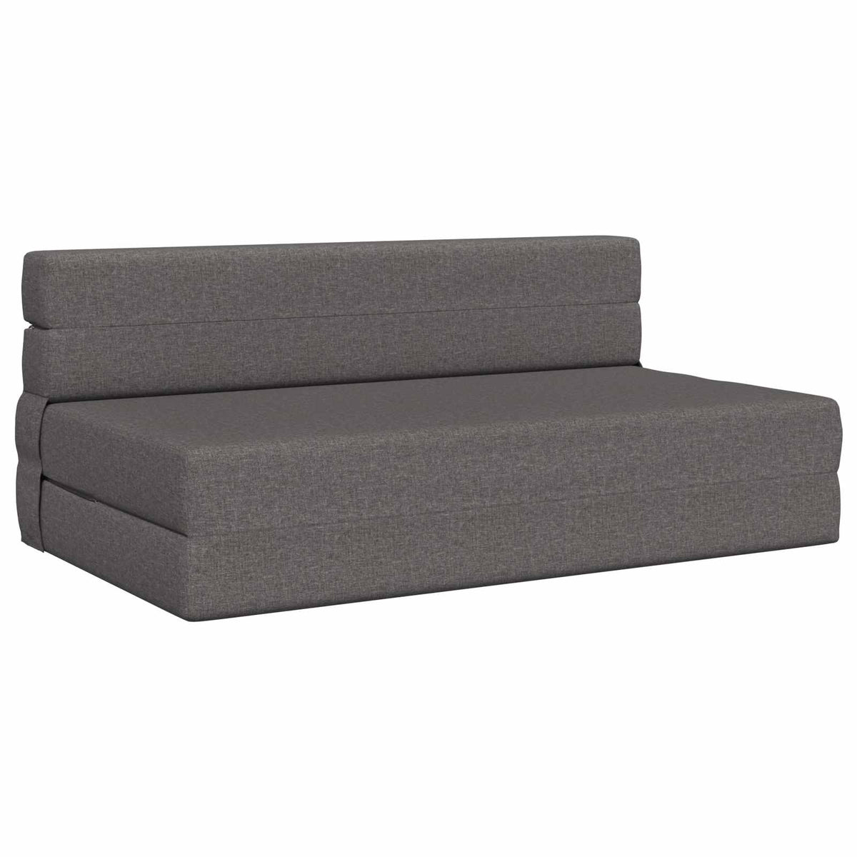 Divano Letto Pieghevole Grigio Chiaro 152 x 86,5 x 60 cm
