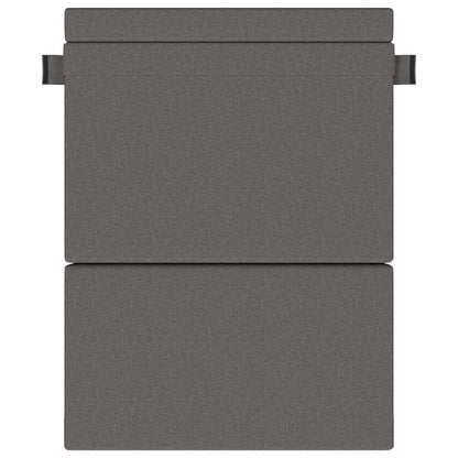 Divano Letto Pieghevole Grigio Chiaro 152 x 86,5 x 60 cm