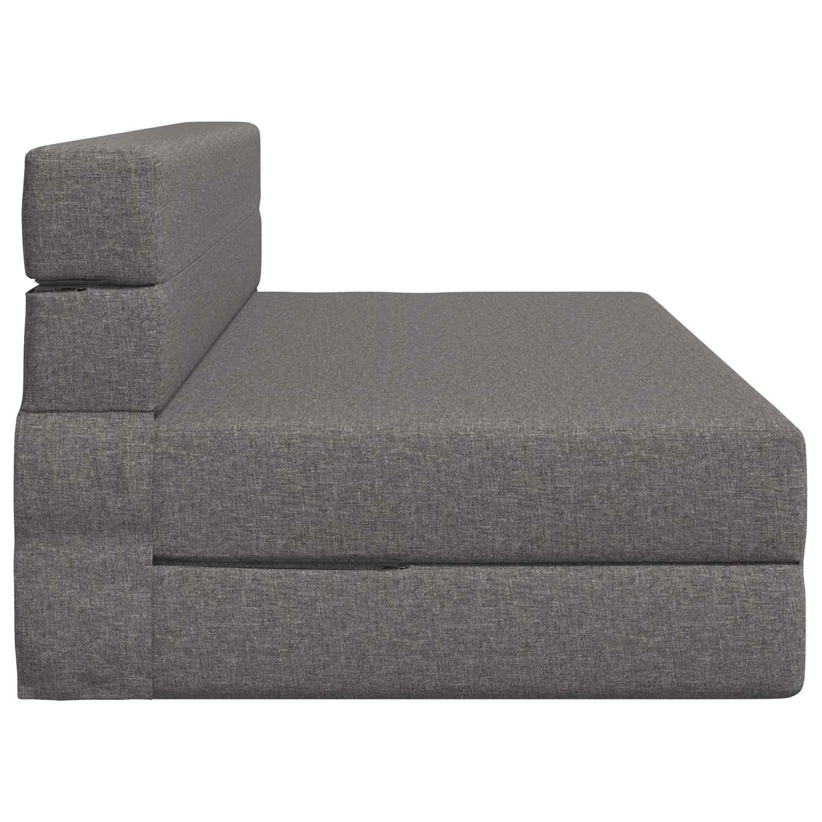 Divano Letto Pieghevole Grigio Chiaro 152 x 86,5 x 60 cm