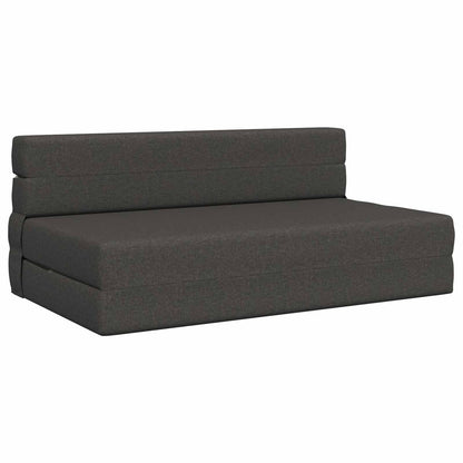 Divano Letto Pieghevole Grigio Scuro 152 x 86,5 x 60 cm Tessuto