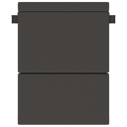 Divano Letto Pieghevole Grigio Scuro 152 x 86,5 x 60 cm Tessuto