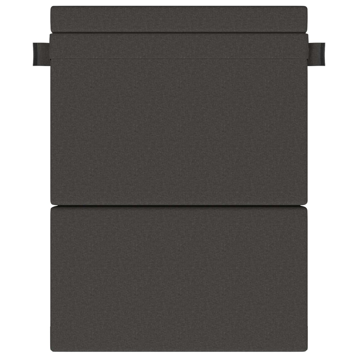 Divano Letto Pieghevole Grigio Scuro 152 x 86,5 x 60 cm Tessuto