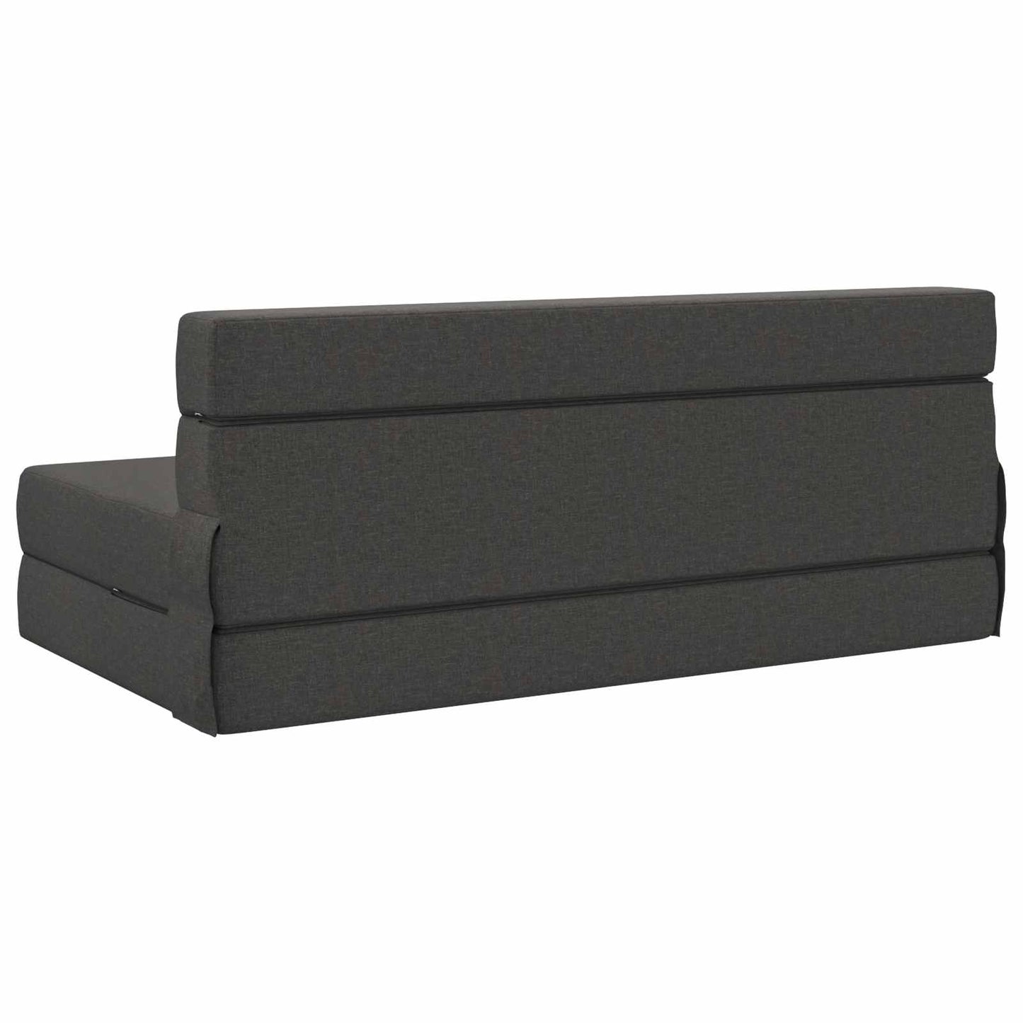 Divano Letto Pieghevole Grigio Scuro 152 x 86,5 x 60 cm Tessuto | homemem39