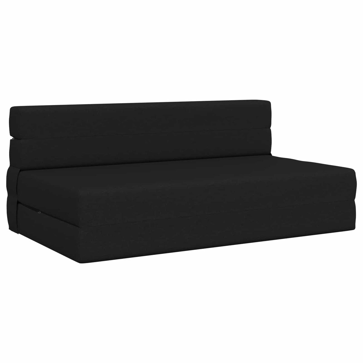 Divano Letto Pieghevole Nero 152 x 86,5 x 60 cm Tessuto