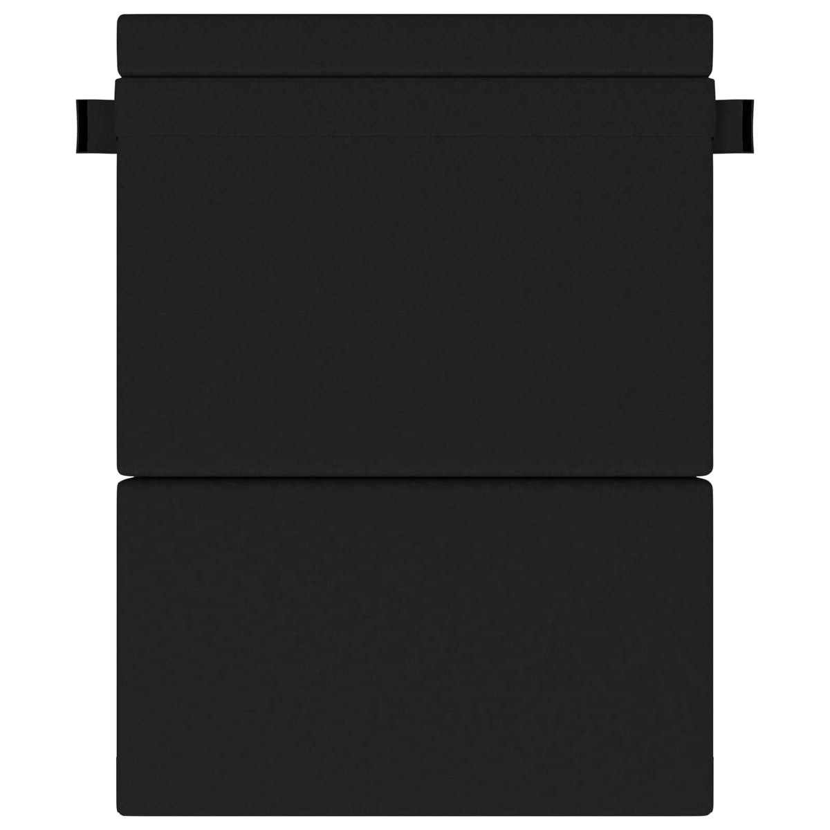 Divano Letto Pieghevole Nero 152 x 86,5 x 60 cm Tessuto