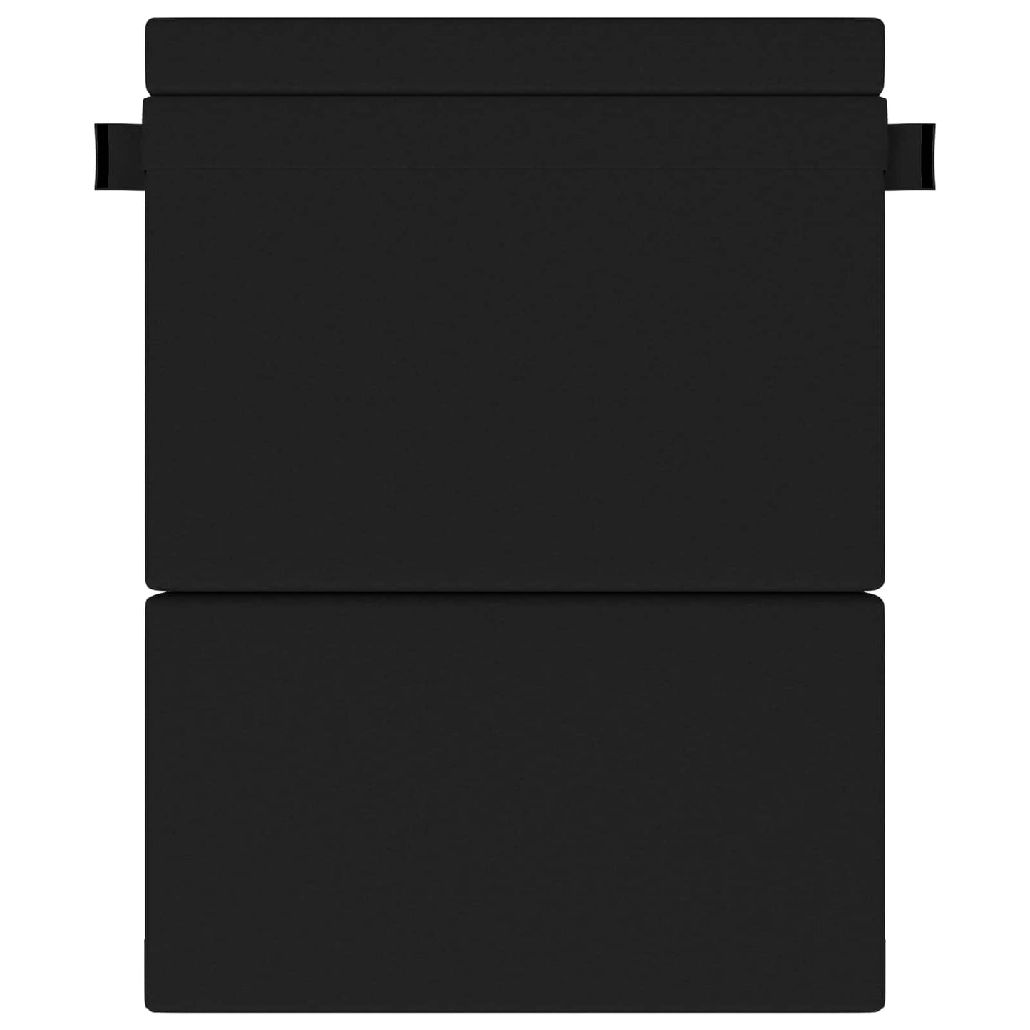 Divano Letto Pieghevole Nero 152 x 86,5 x 60 cm Tessuto
