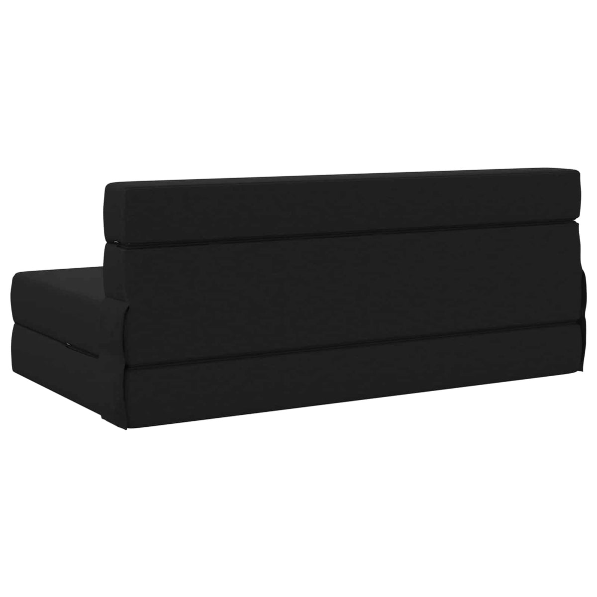 Divano Letto Pieghevole Nero 152 x 86,5 x 60 cm Tessuto