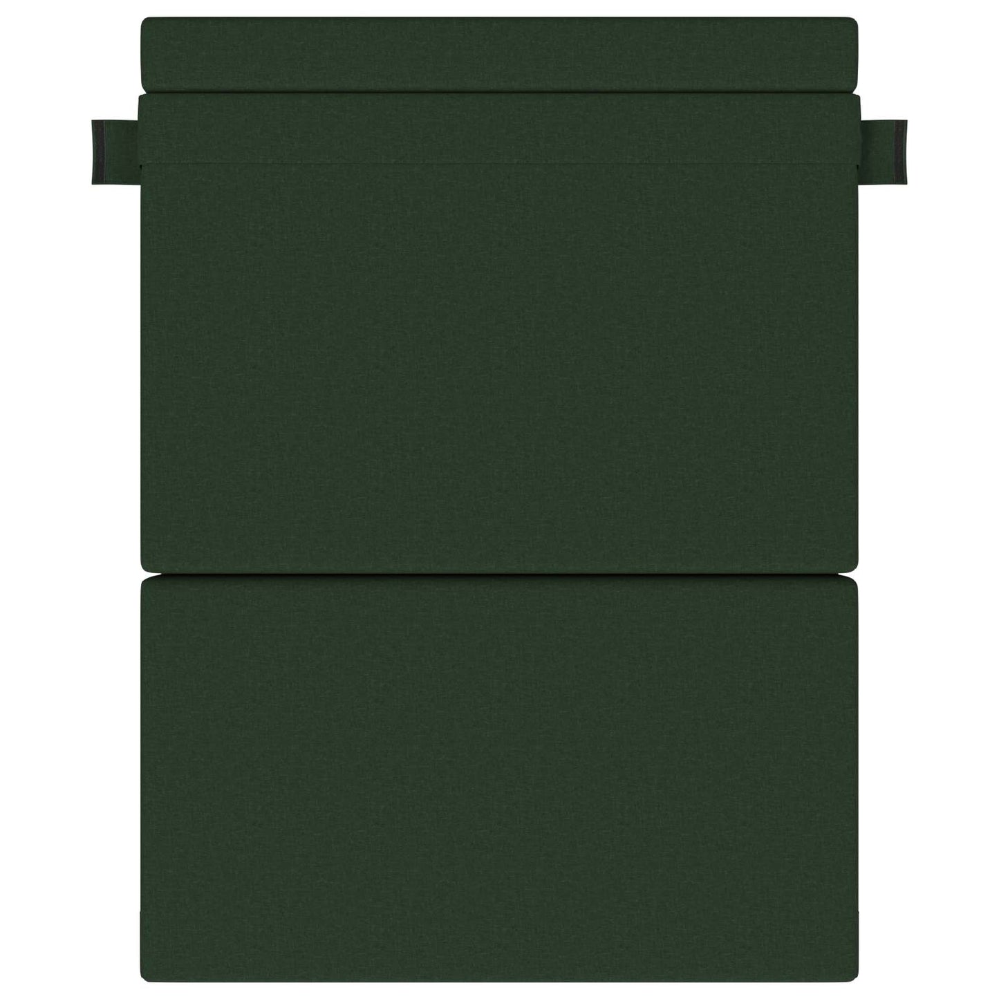 Divano Letto Pieghevole Verde Scuro 152 x 86,5 x 60 cm Tessuto