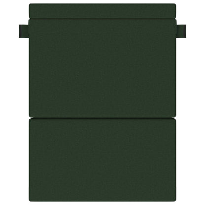Divano Letto Pieghevole Verde Scuro 152 x 86,5 x 60 cm Tessuto