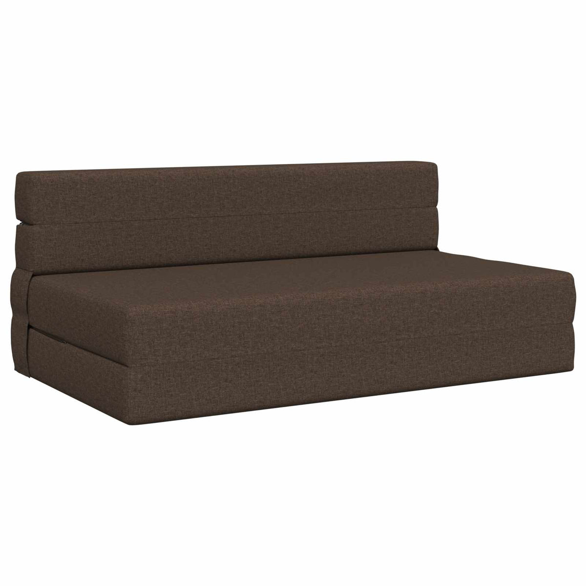 Divano Letto Pieghevole Tortora 152 x 86,5 x 60 cm Tessuto
