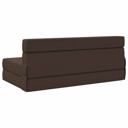 Divano Letto Pieghevole Tortora 152 x 86,5 x 60 cm Tessuto