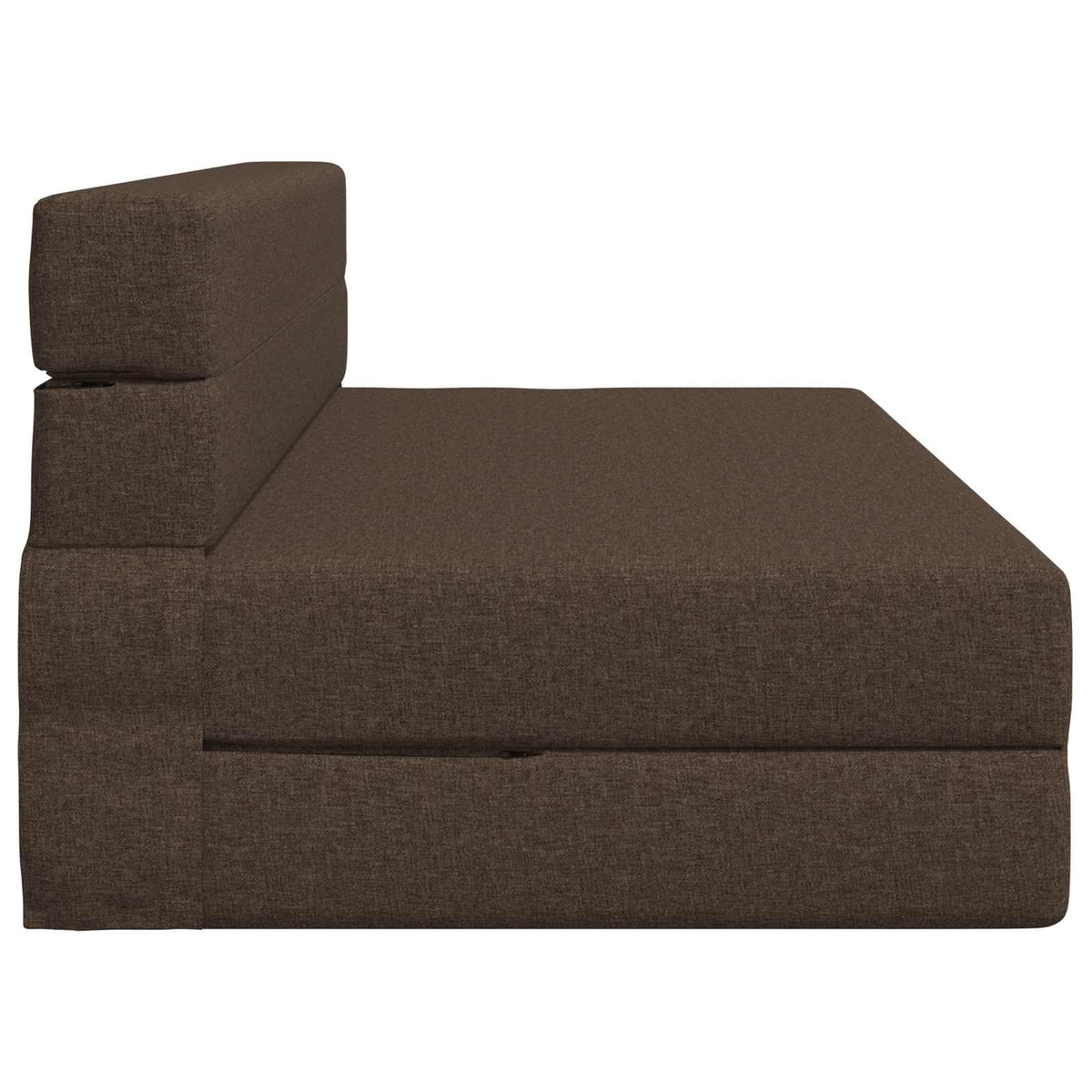 Divano Letto Pieghevole Tortora 152 x 86,5 x 60 cm Tessuto
