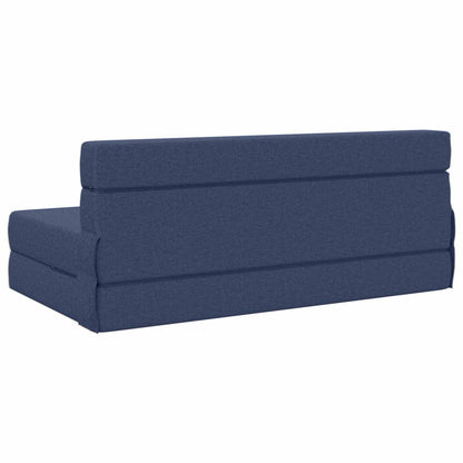 Divano Letto Pieghevole Blu 152 x 86,5 x 60 cm Tessuto