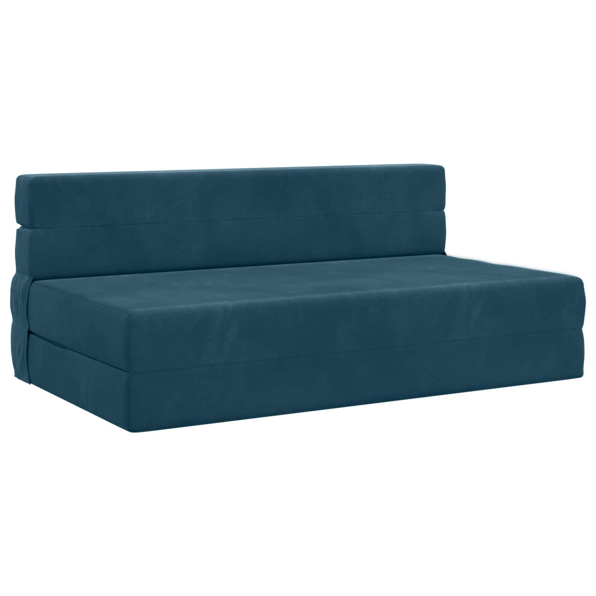 Divano Letto Pieghevole Blu 152 x 86,5 x 60 cm Tessuto