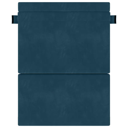 Divano Letto Pieghevole Blu 152 x 86,5 x 60 cm Tessuto