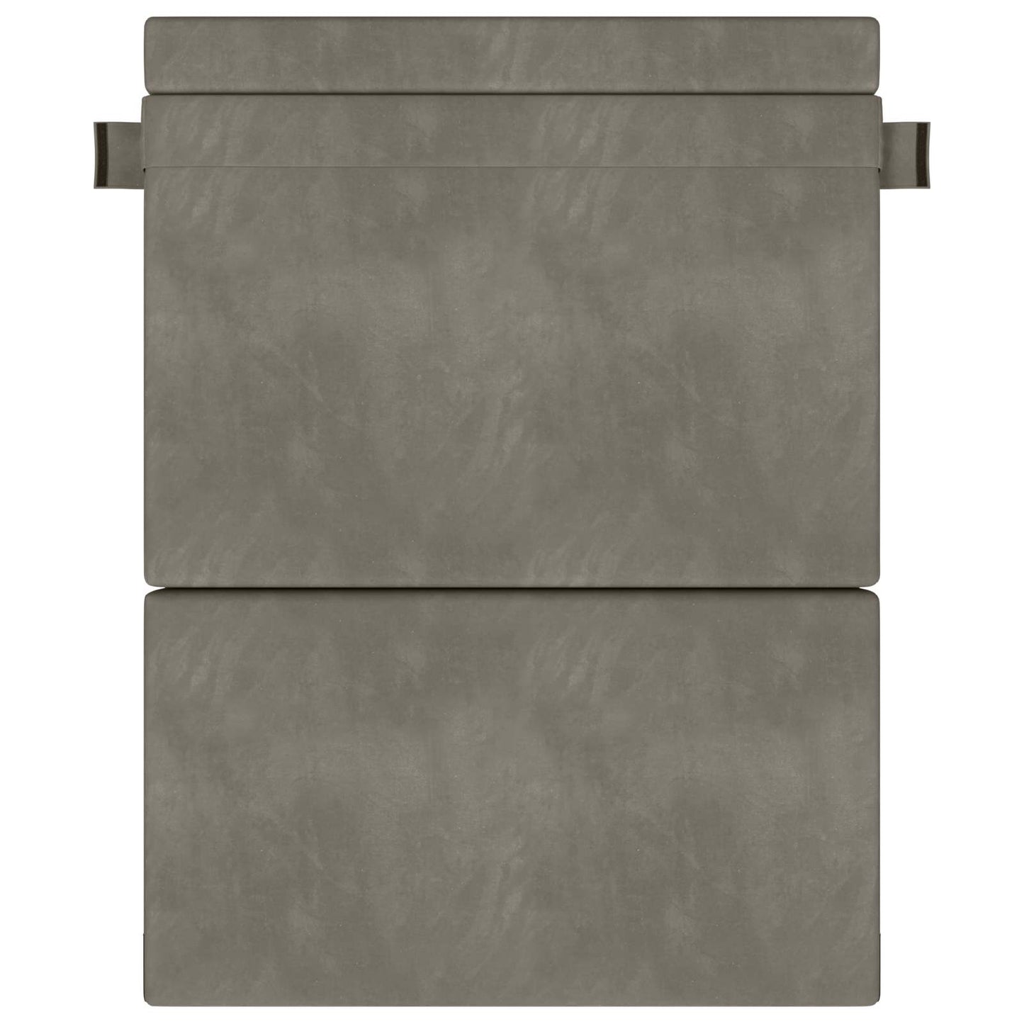 Divano Letto Pieghevole Grigio Chiaro 152 x 86,5 x 60 cm