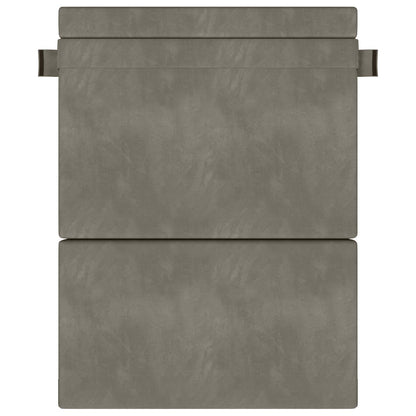 Divano Letto Pieghevole Grigio Chiaro 152 x 86,5 x 60 cm