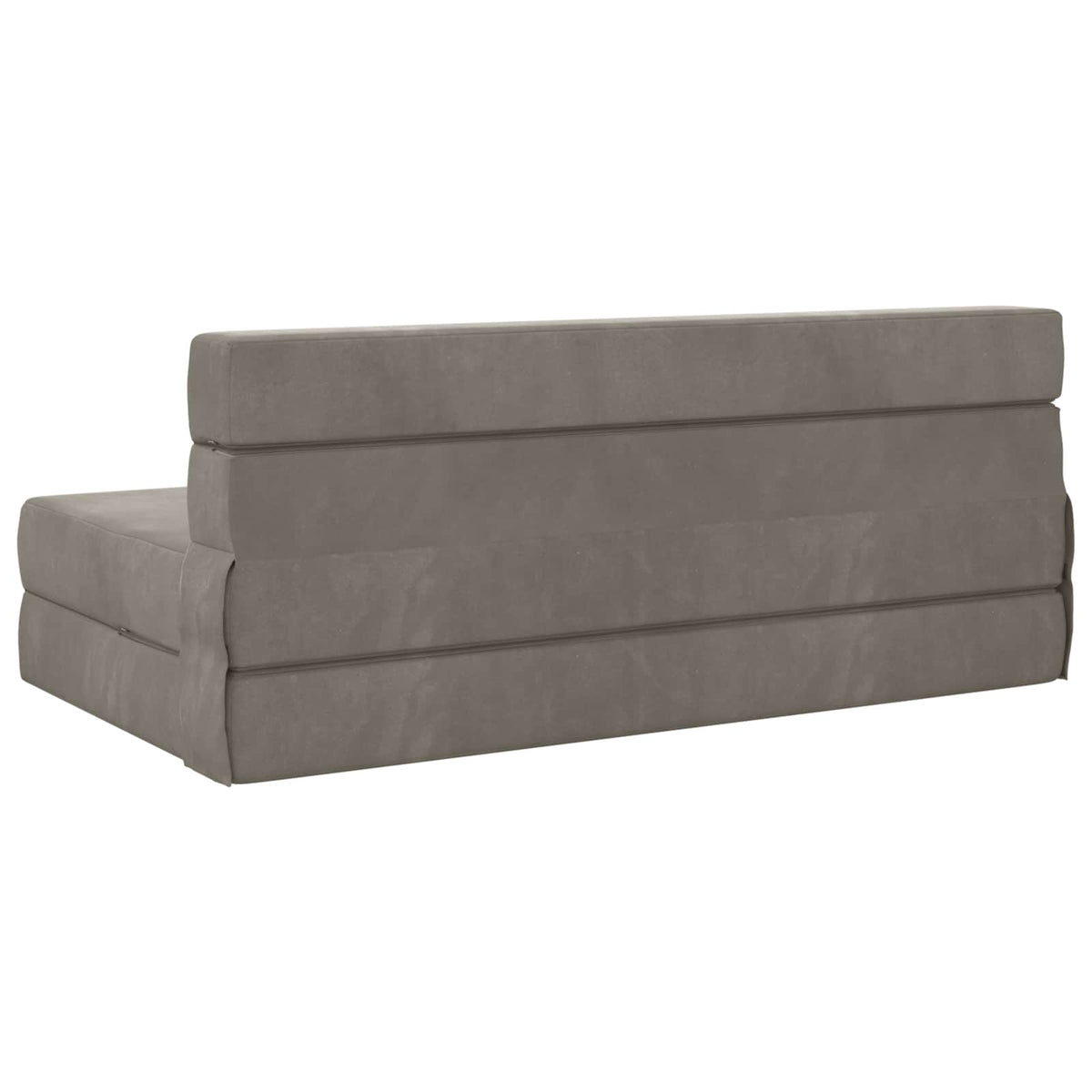 Divano Letto Pieghevole Grigio Chiaro 152 x 86,5 x 60 cm