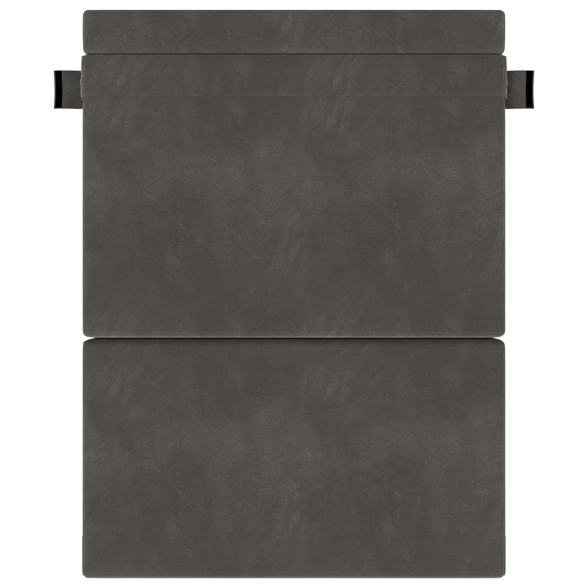 Divano Letto Pieghevole Grigio Scuro 152 x 86,5 x 60 cm Tessuto