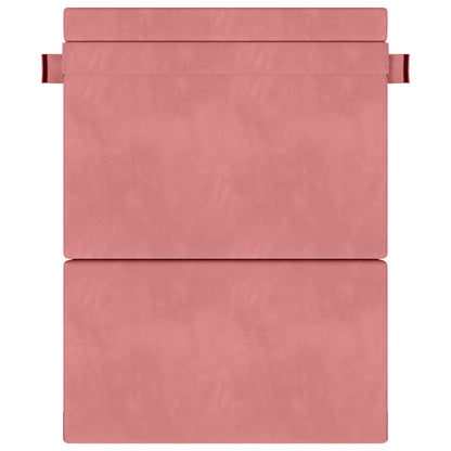 Divano Letto Pieghevole Rosa 152 x 86,5 x 60 cm Tessuto
