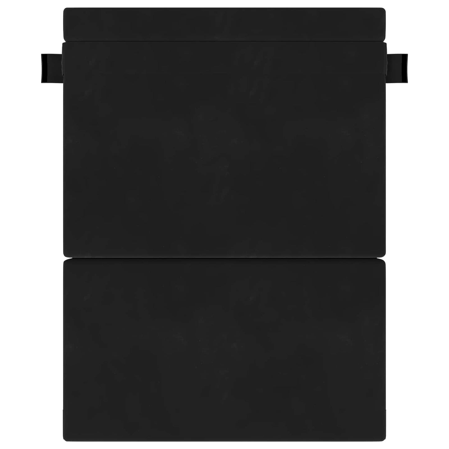 Divano Letto Pieghevole Nero 152 x 86,5 x 60 cm Tessuto