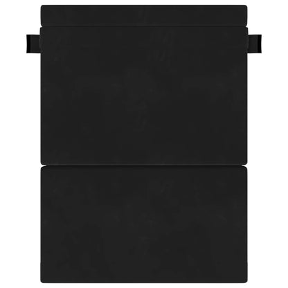 Divano Letto Pieghevole Nero 152 x 86,5 x 60 cm Tessuto