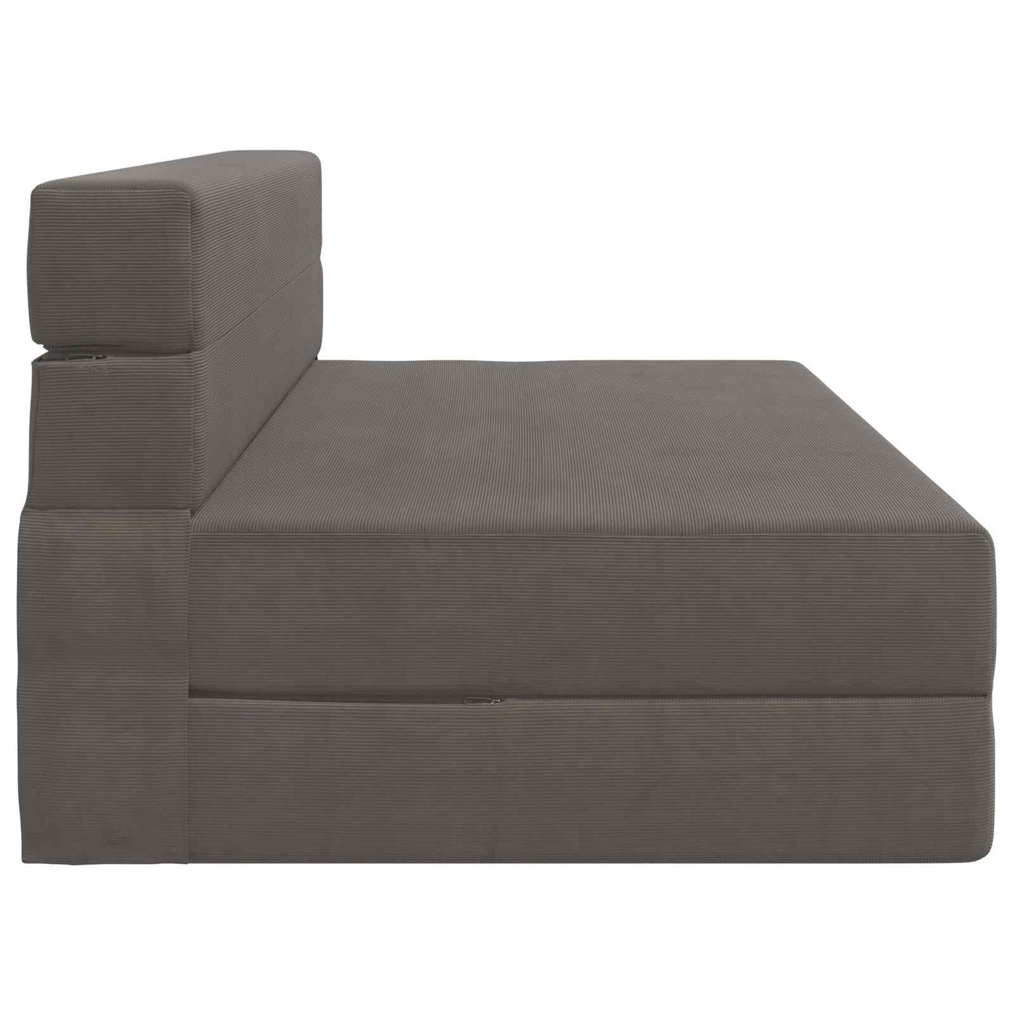 Divano Letto Pieghevole Grigio Chiaro 152 x 86,5 x 60 cm