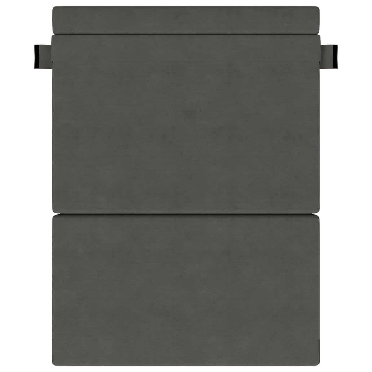 Divano Letto Pieghevole Grigio Scuro 152 x 86,5 x 60 cm Tessuto