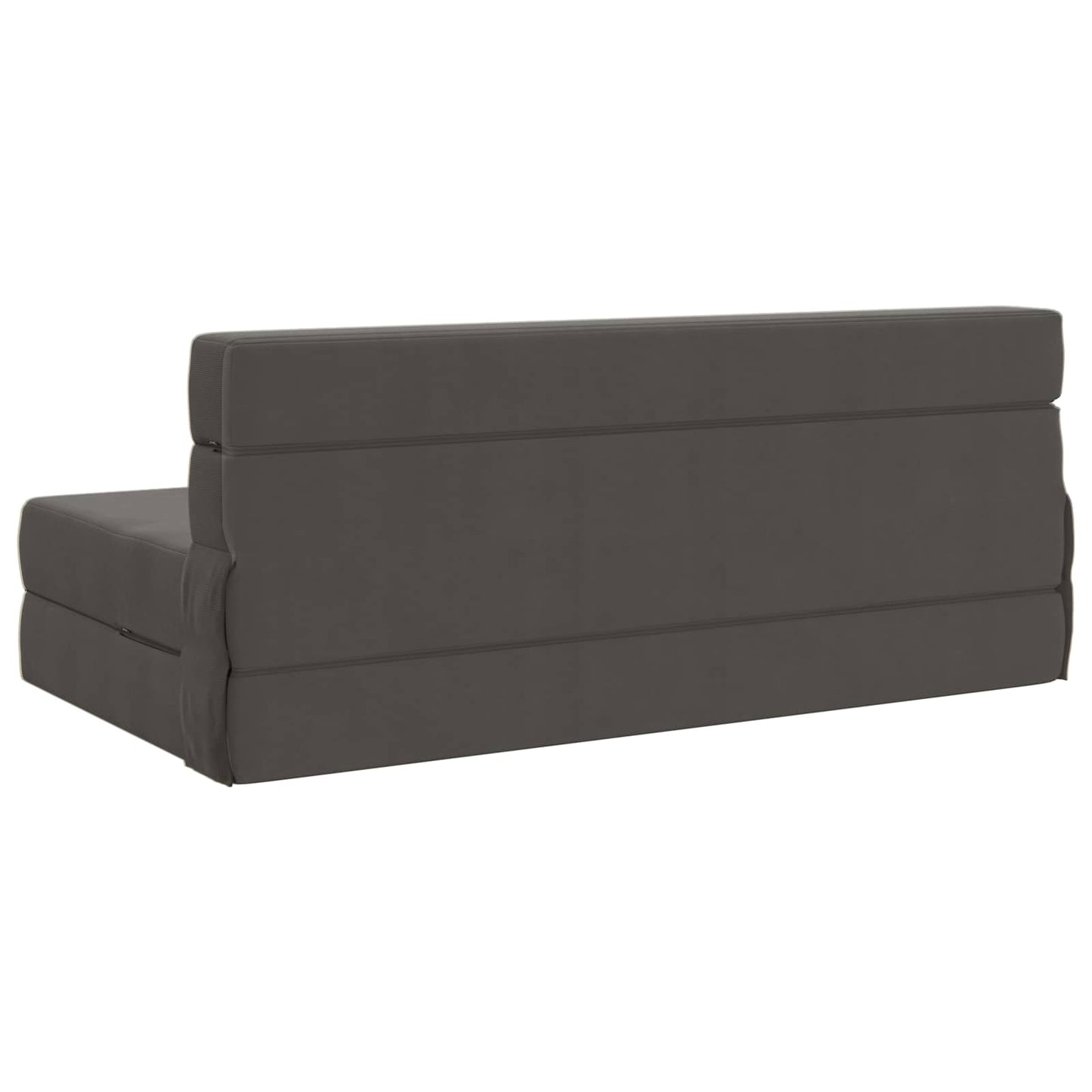 Divano Letto Pieghevole Grigio Scuro 152 x 86,5 x 60 cm Tessuto