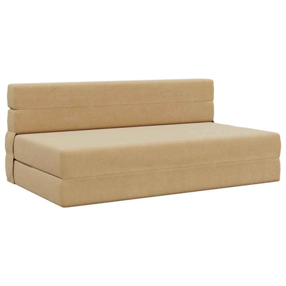 Divano Letto Pieghevole Verde Grigio 152 x 86,5 x 60 cm Tessuto